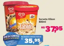 Supermercados Savegnago Sorvete Kibon oferta