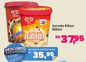 Supermercados Savegnago Sorvete Kibon oferta