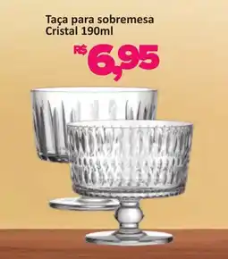 Supermercados Savegnago Taça para sobremesa Cristal oferta