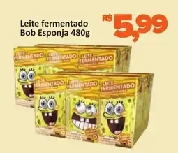 Supermercados Savegnago Leite fermentado Bob Esponja oferta