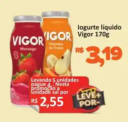 Supermercados Savegnago logurte líquido Vigor oferta