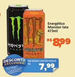 Supermercados Savegnago Energético Monster lata oferta