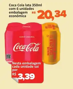 Supermercados Savegnago Coca Cola lata oferta