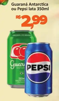 Supermercados Savegnago Guaraná Antarctica ou Pepsi lata oferta