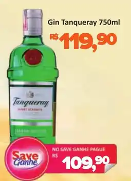 Supermercados Savegnago Gin Tanqueray oferta