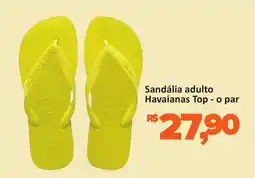 Supermercados Savegnago Sandália adulto Havaianas Top - o par oferta