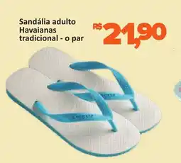 Supermercados Savegnago Sandália adulto Havaianas tradicional o par oferta