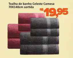 Supermercados Savegnago Toalha de banho Celeste Camesa oferta