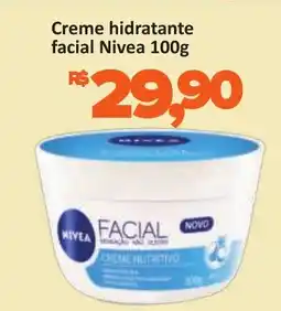 Supermercados Savegnago Creme hidratante facial Nivea oferta