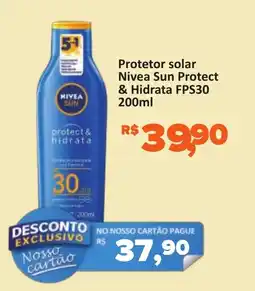 Supermercados Savegnago Protetor solar Nivea Sun Protect & Hidrata FPS30 oferta