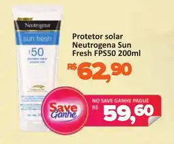 Supermercados Savegnago Protetor solar Neutrogena Sun Fresh FPS50 oferta