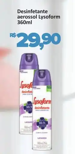 Supermercados Savegnago Desinfetante aerossol Lysoform oferta