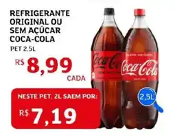 Assaí Atacadista Refrigerante original ou sem açúcar coca-cola oferta
