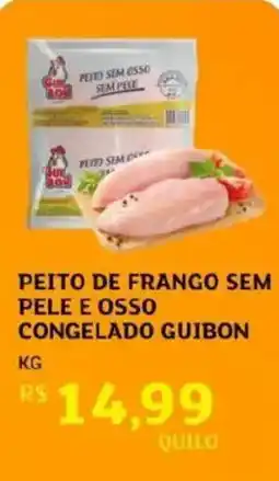 Assaí Atacadista Peito de frango sem pele e osso congelado guibon oferta