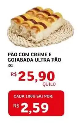 Assaí Atacadista Pão com creme e goiabada ultra pão oferta
