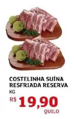Assaí Atacadista Costelinha suína resfriada reserva oferta