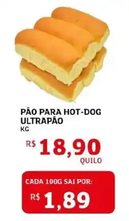 Assaí Atacadista Pão para hot-dog ultrapão oferta