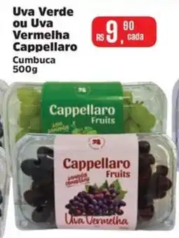 Supermercados Mateus Uva Verde ou Uva Vermelha Cappellaro oferta