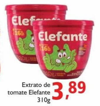 Supermercados ABC Extrato de Tomate Elefante 310g oferta