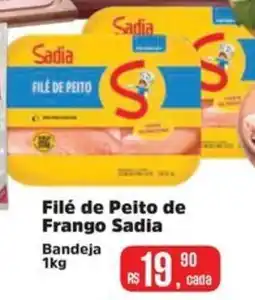 Supermercados Mateus Filé de Peito de Frango Sadia Bandeja oferta