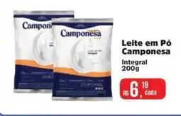 Supermercados Mateus Leite em Pó Camponesa Integral oferta