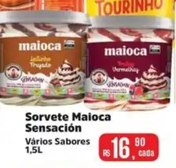Supermercados Mateus Sorvete Maioca Sensación oferta