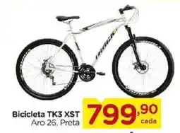 Carrefour Bicicleta TK3 XST Aro 26, Preta oferta