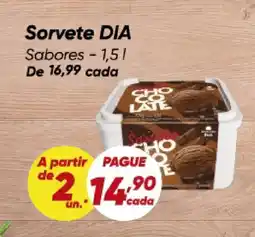 Dia Sorvete DIA Sabores oferta
