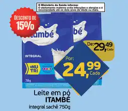 Cometa Supermercados Leite em pó ITAMBÉ integral sachê oferta