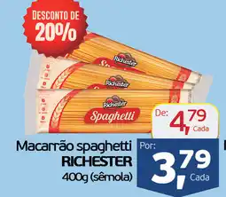 Cometa Supermercados Macarrão spaghetti RICHESTER oferta
