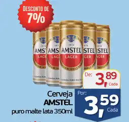 Cometa Supermercados Cerveja AMSTEL puro malte lata oferta