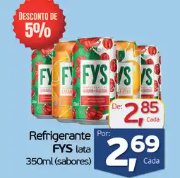 Cometa Supermercados Refrigerante FYS lata (sabores) oferta