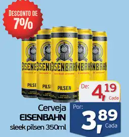 Cometa Supermercados Cerveja Por: EISENBAHN sleek pilsen oferta