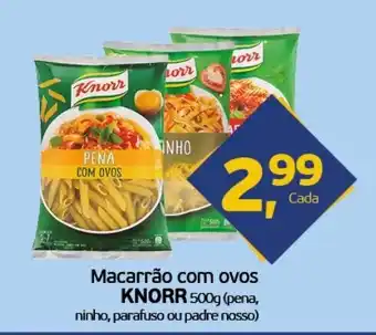 Cometa Supermercados Macarrao com Ovos Knorr 500g oferta
