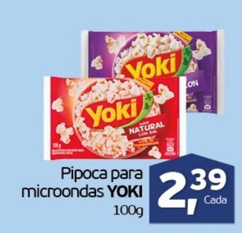 Cometa Supermercados Pipoca para micro ondas Yoki 100g oferta