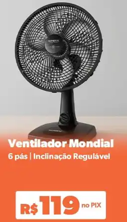 Lojas TaQi Ventilador Mondial oferta