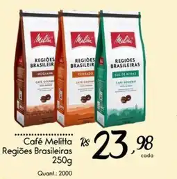 Giassi Supermercados Café Melitta Regiões Brasileiras oferta