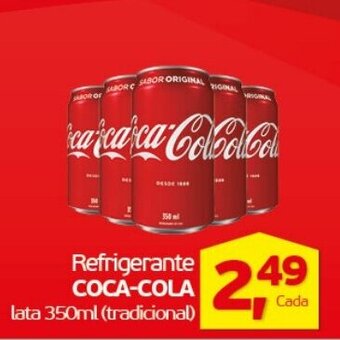 Cometa Supermercados Refrigerante Coca Cola 350ml oferta
