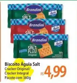 Atacadão Biscoito Águia Salt oferta