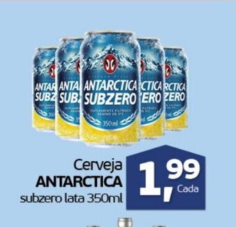 Cometa Supermercados Cerveja Antarctica Lata 350ml oferta