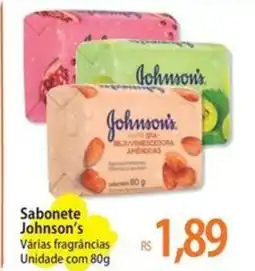 Atacadão Sabonete Johnson's Várias fragrâncias Unidade oferta