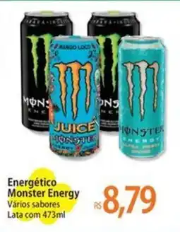 Atacadão Energético Monster Energy Vários sabores Lata oferta