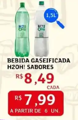 Assaí Atacadista Bebida gaseificada h2oh! sabores oferta