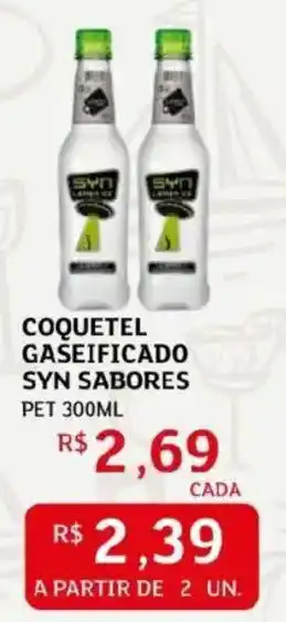 Coquetel gašeificado syn sabores pet
