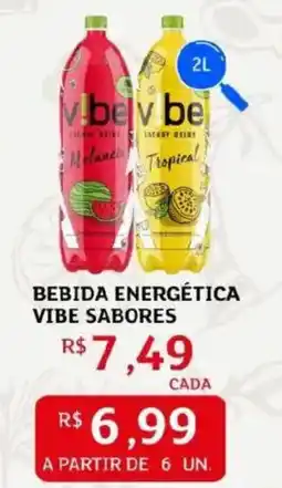 Assaí Atacadista Bebida energética vibe sabores oferta