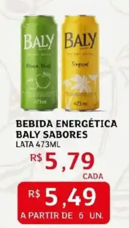 Assaí Atacadista Bebida energética baly sabores lata oferta