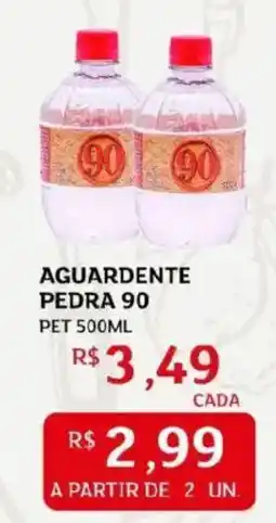 Assaí Atacadista Aguardente pedra 90 oferta