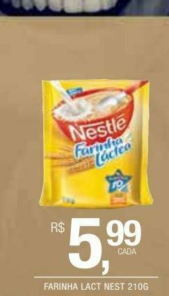 DB Supermercados Farinha lact nest 210g oferta