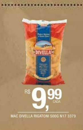 DB Supermercados Mac divella rigatoni 500g n17 3379 oferta