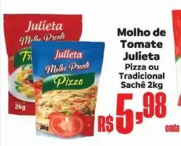Supermercados Mateus Molho de Tomate Julieta Pizza ou Tradicional Sachê oferta